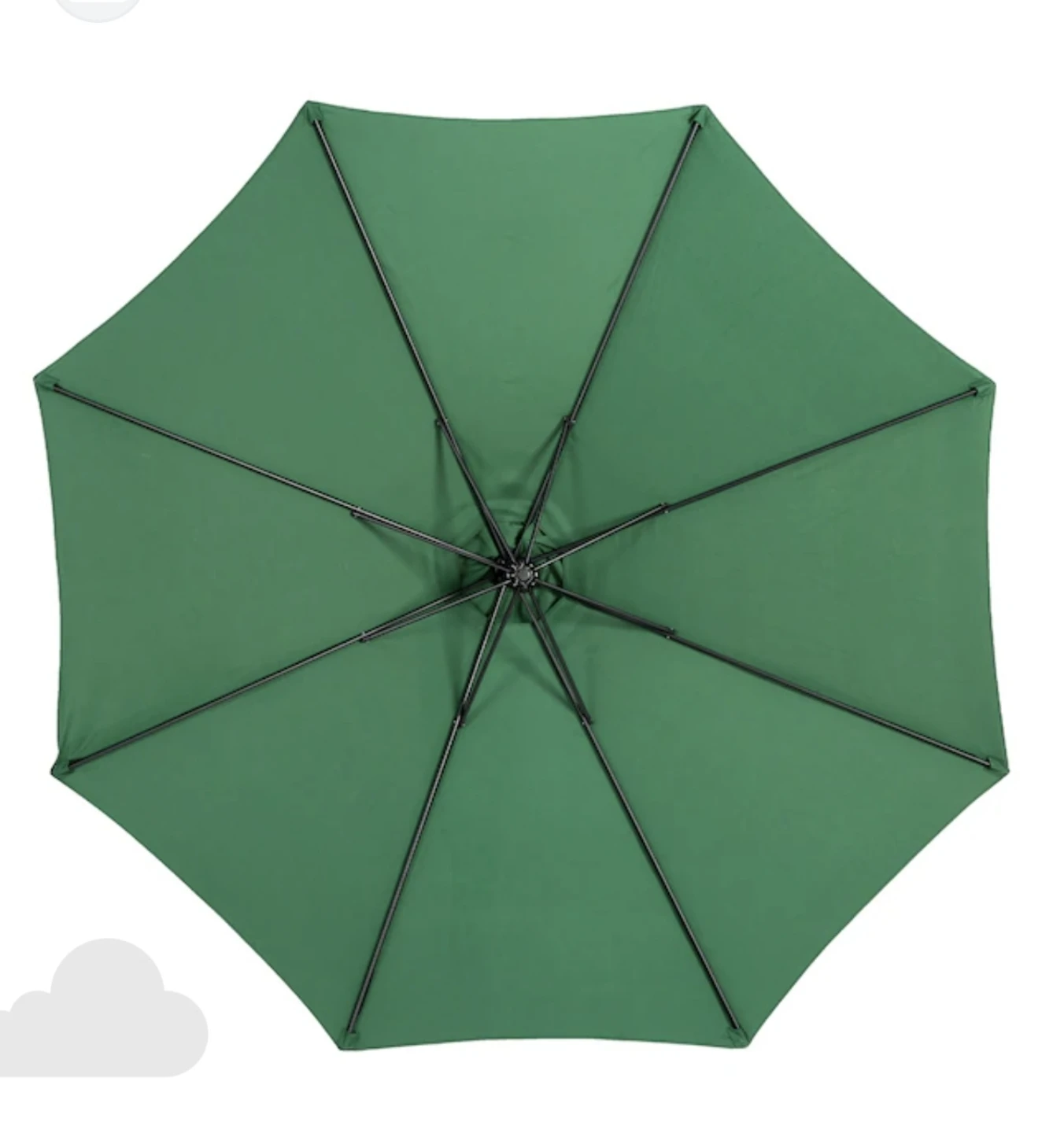 🥕 Outdoor Patio/Table Umbrella, Push Button Tilt  Crank - photo 2