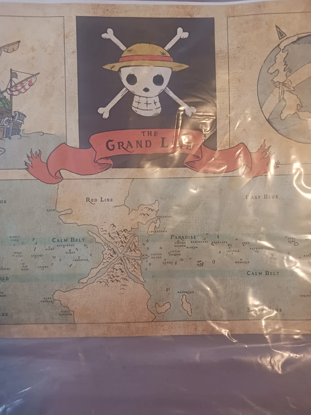 One Piece and Hyrule World Atlas Map