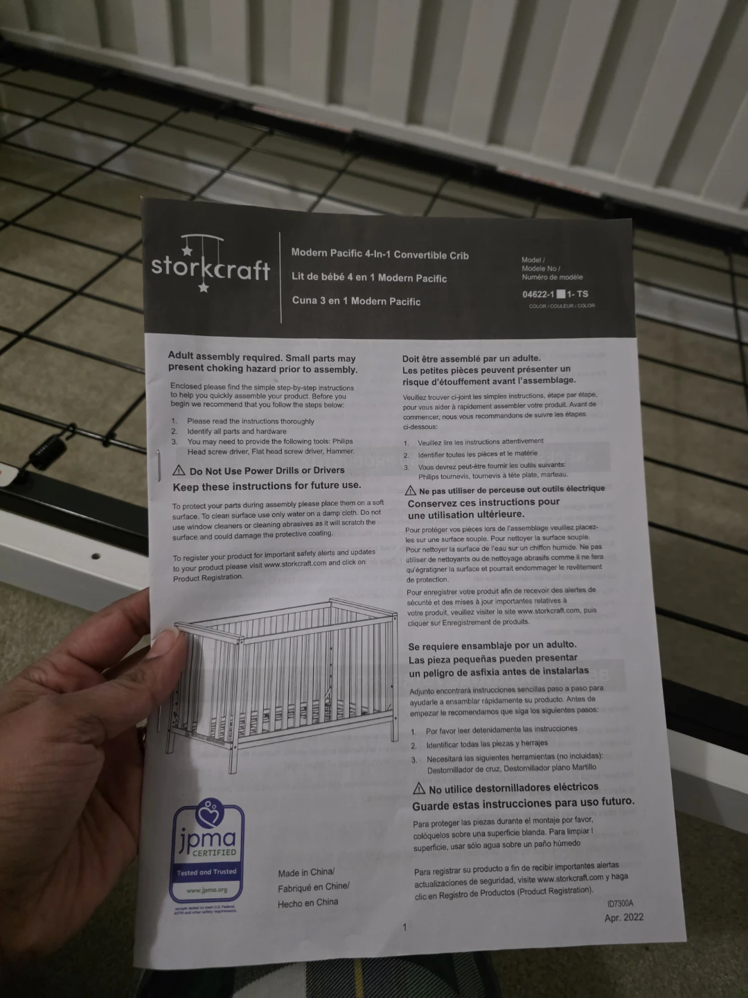 Storkcraft Modern Pacific Convertible Crib with mattress - photo 4