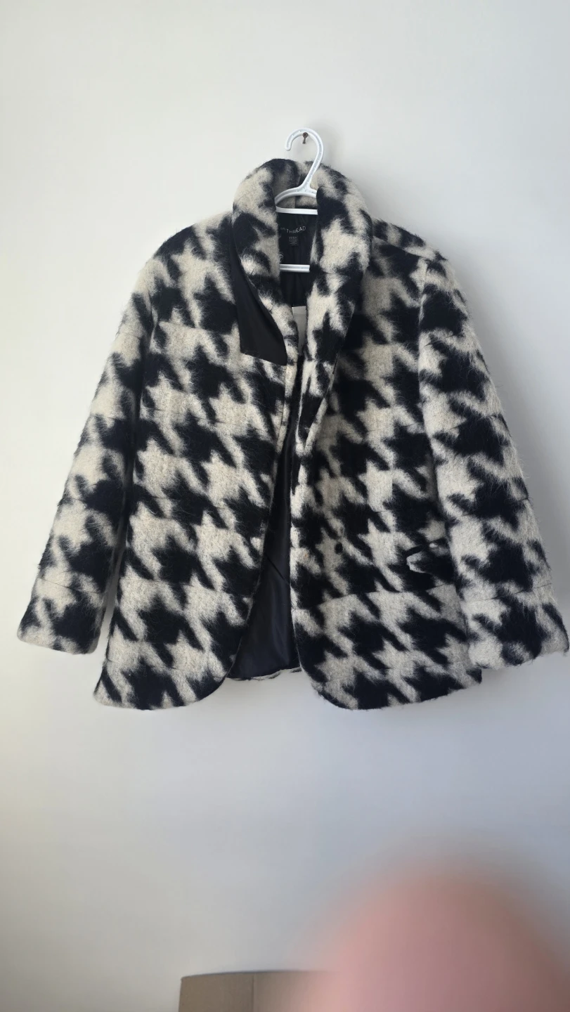 Houndstooth Pattern Jacket