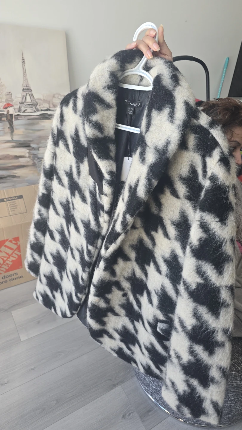Houndstooth Pattern Jacket - photo 3
