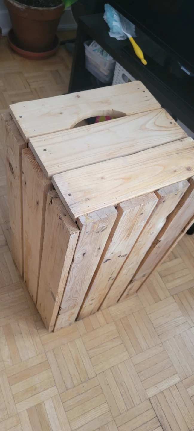 Wooden Crate Storage Box - photo 2