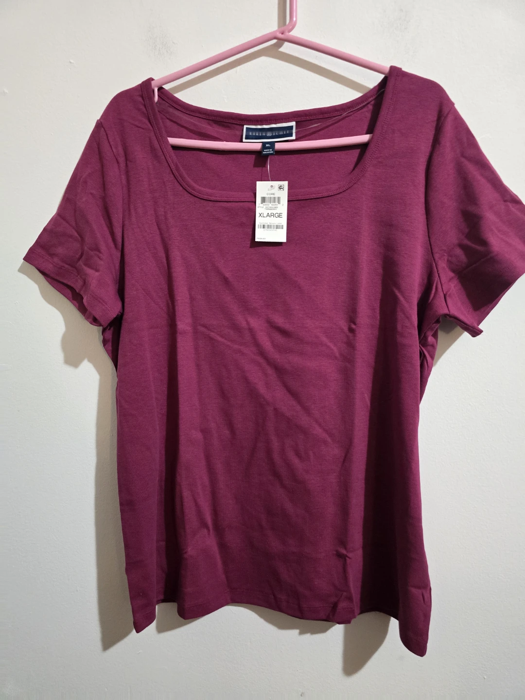 Karen Kane Women's Plus Size Square Neck T-Shirt - photo 4