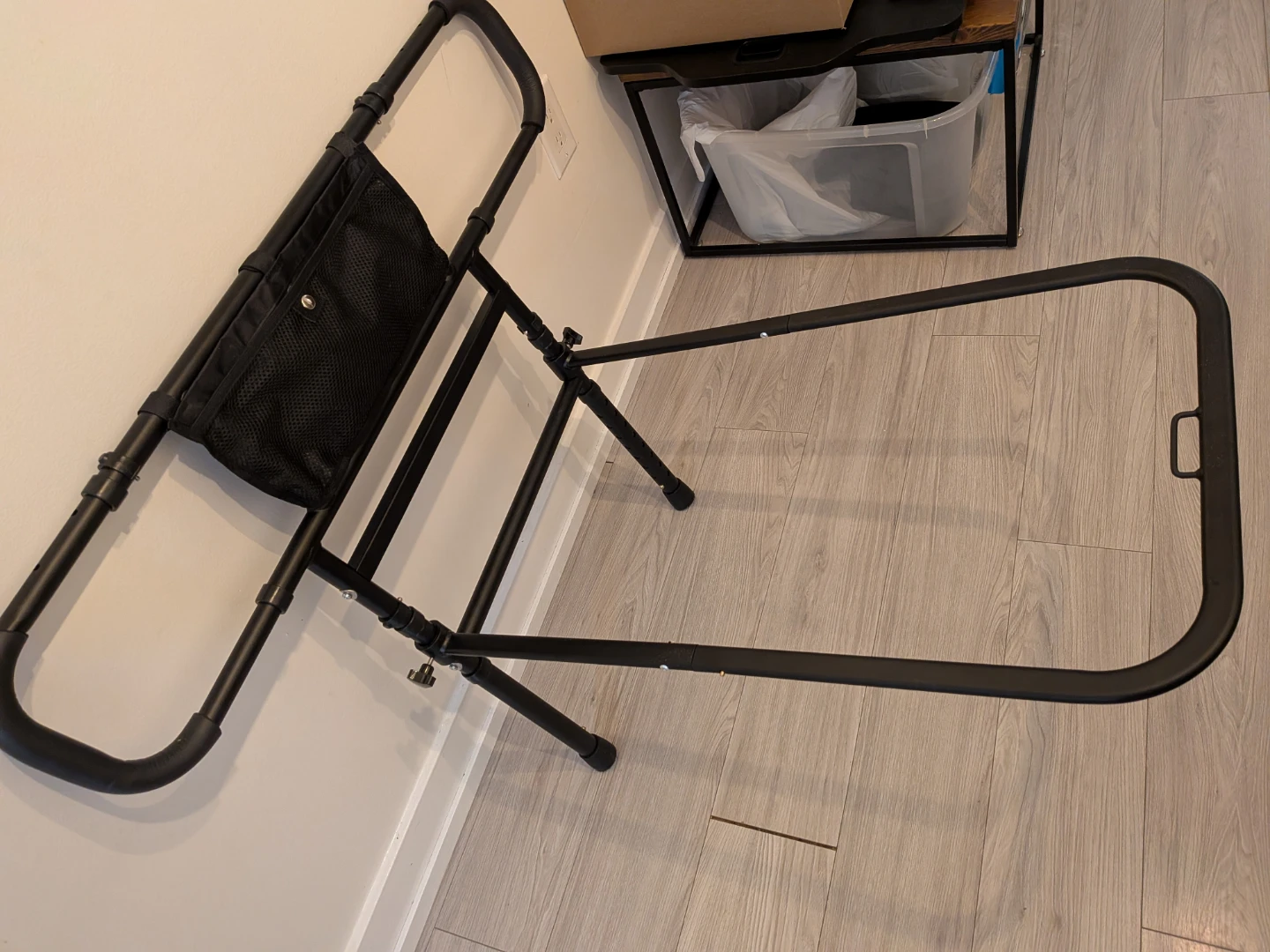 Black Bed Rail with Storage Pouch - photo 2