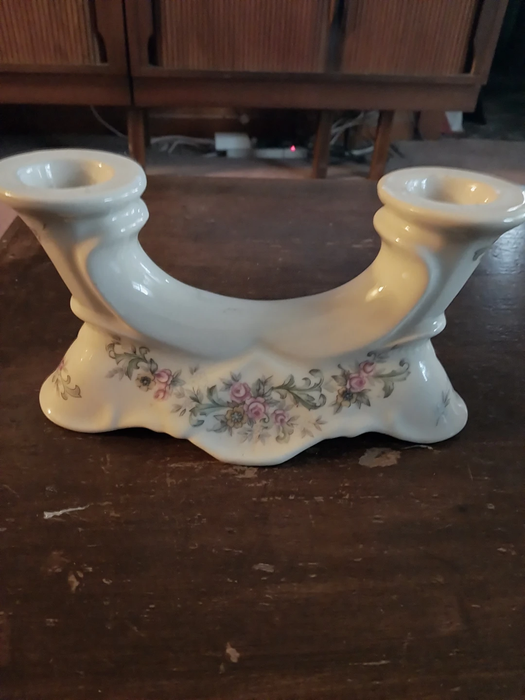 🏆Vintage Ceramic Double Candlestick Holder 🏆 - photo 2