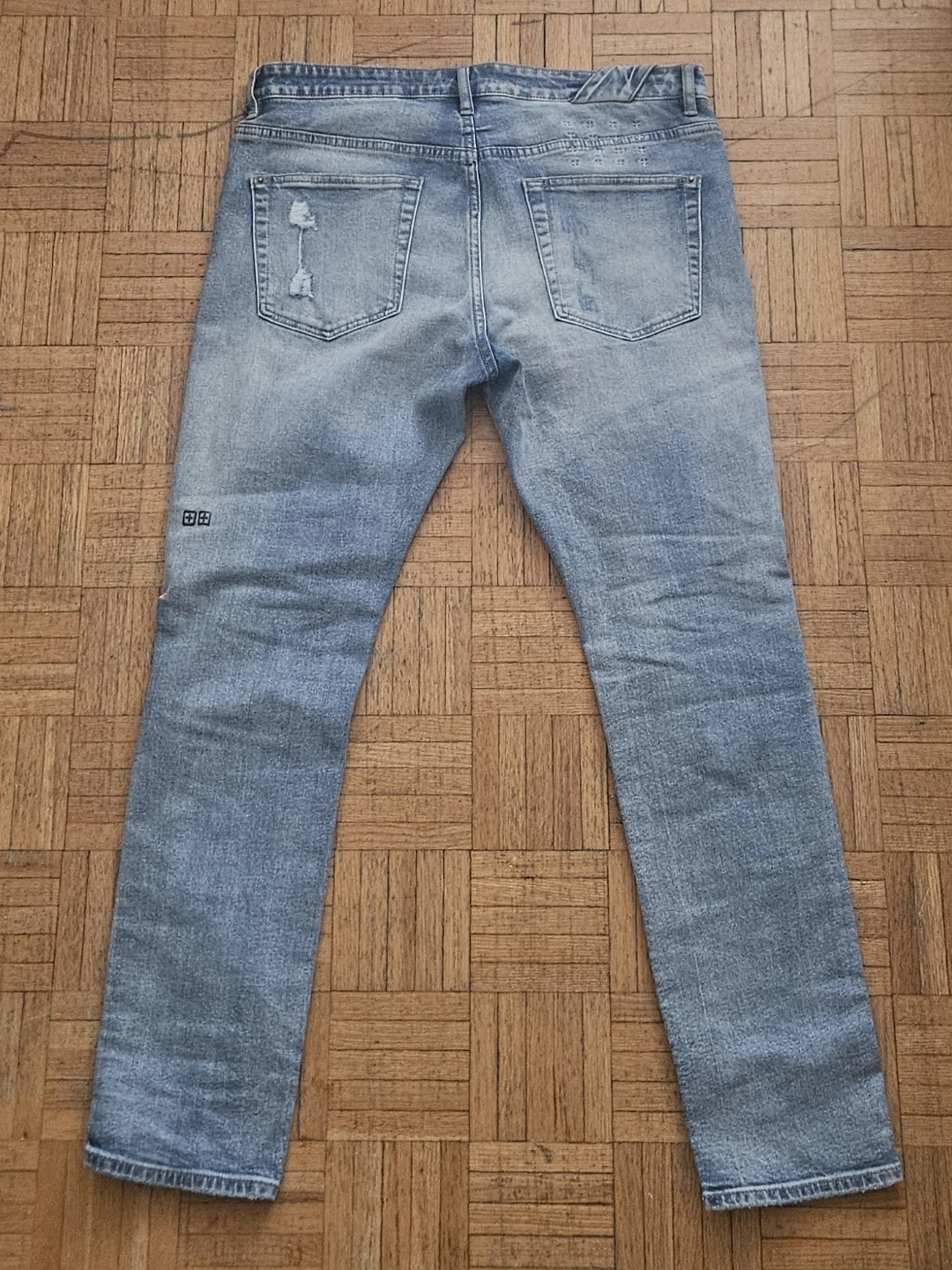 Authentic Ksubi Chitch Punk Blue Thrashed Men's Jeans - photo 2