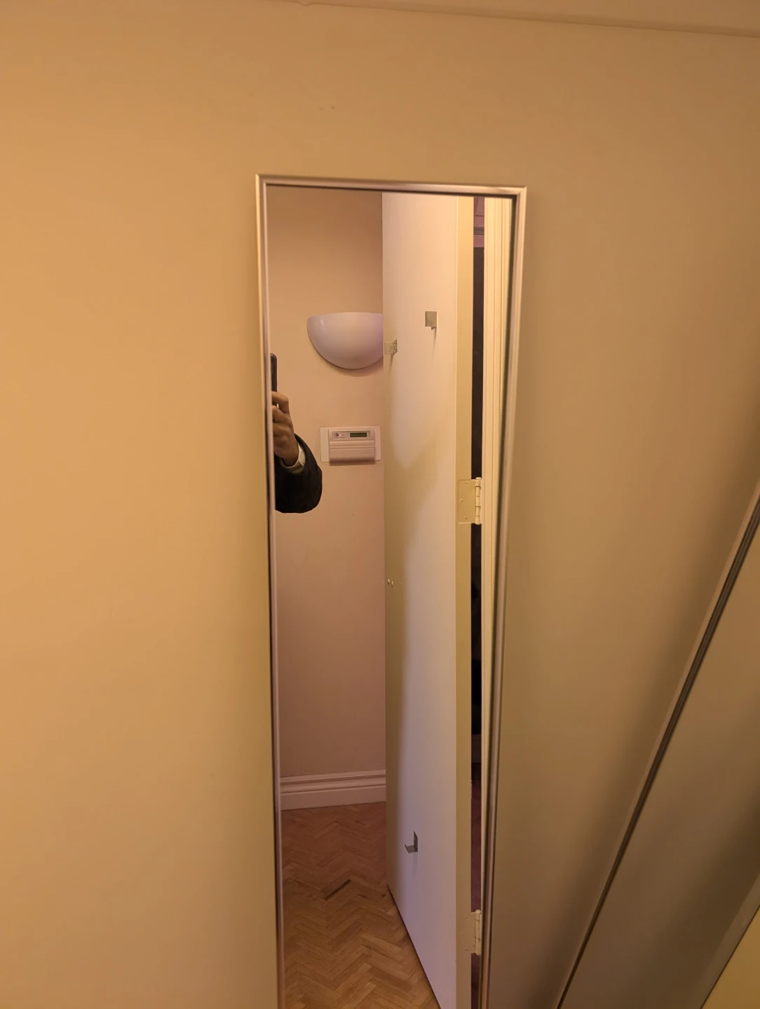 Full Length Mirror with Silver Frame