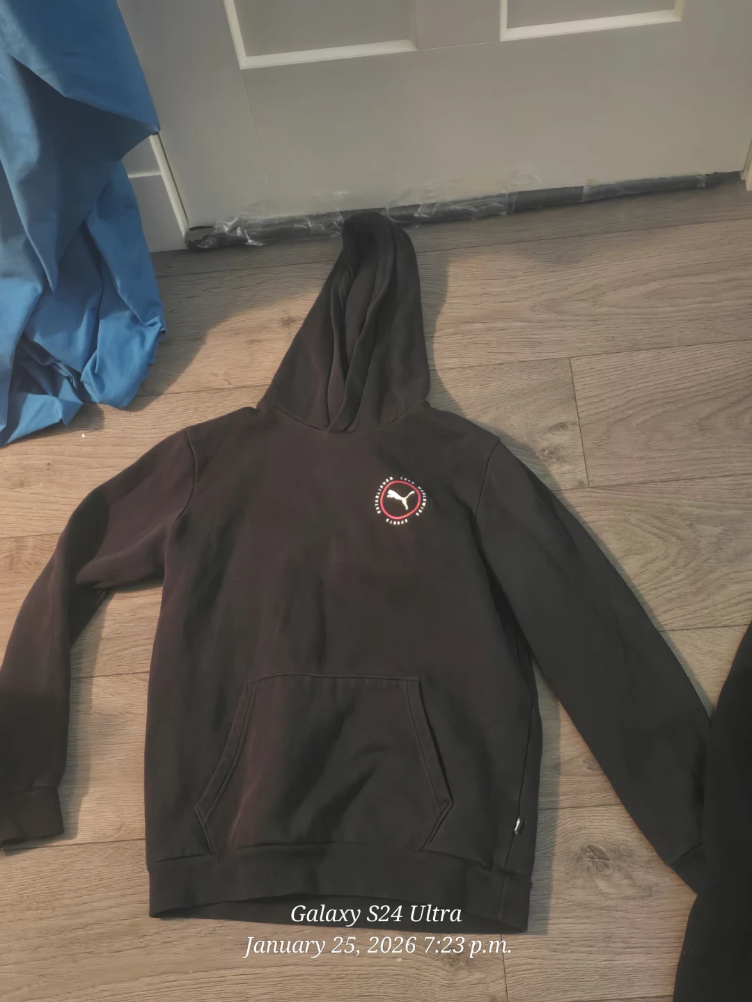 Puma Black Hoodie with Logo - photo 2