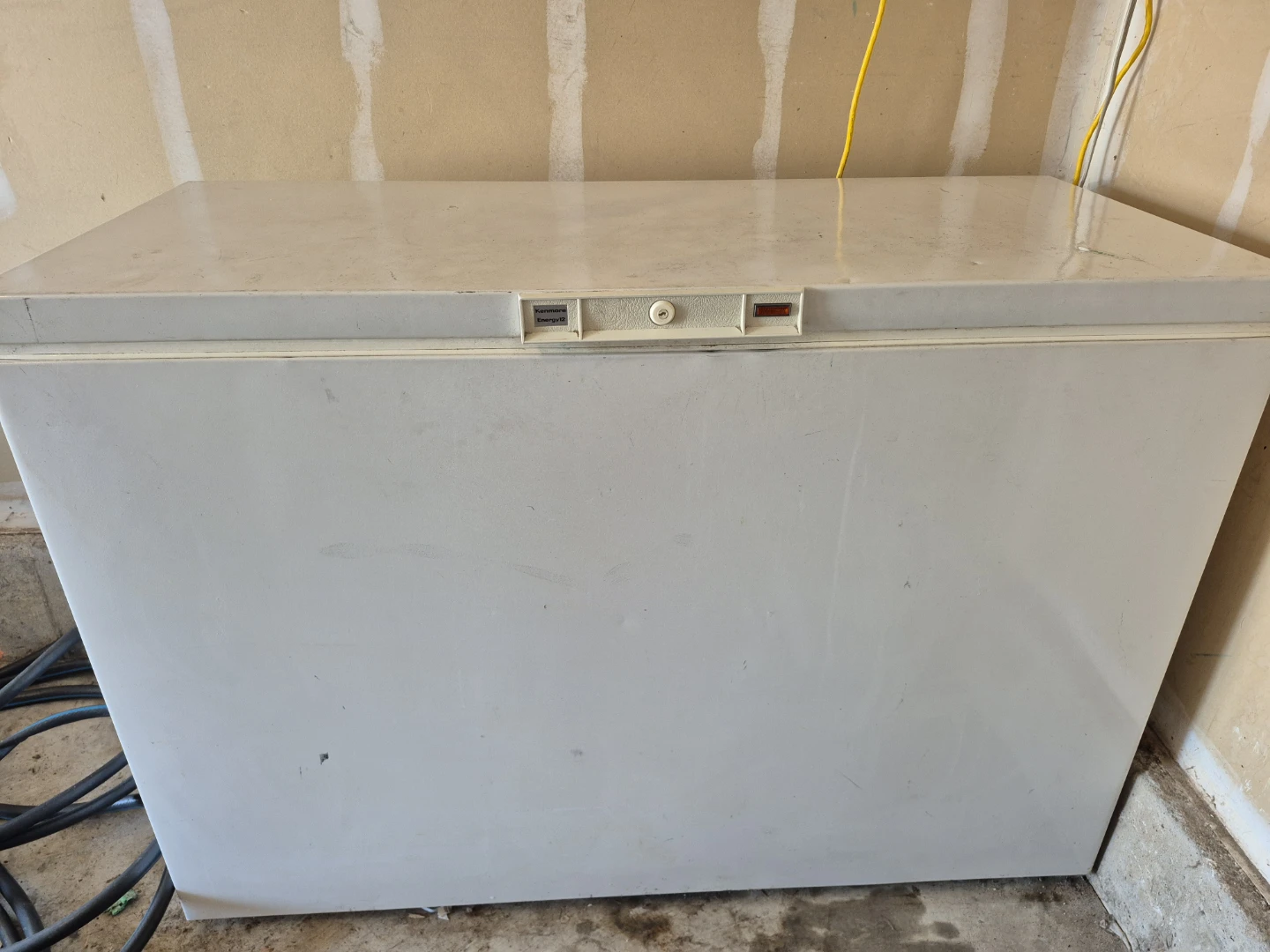 White Kenmore Chest Freezer