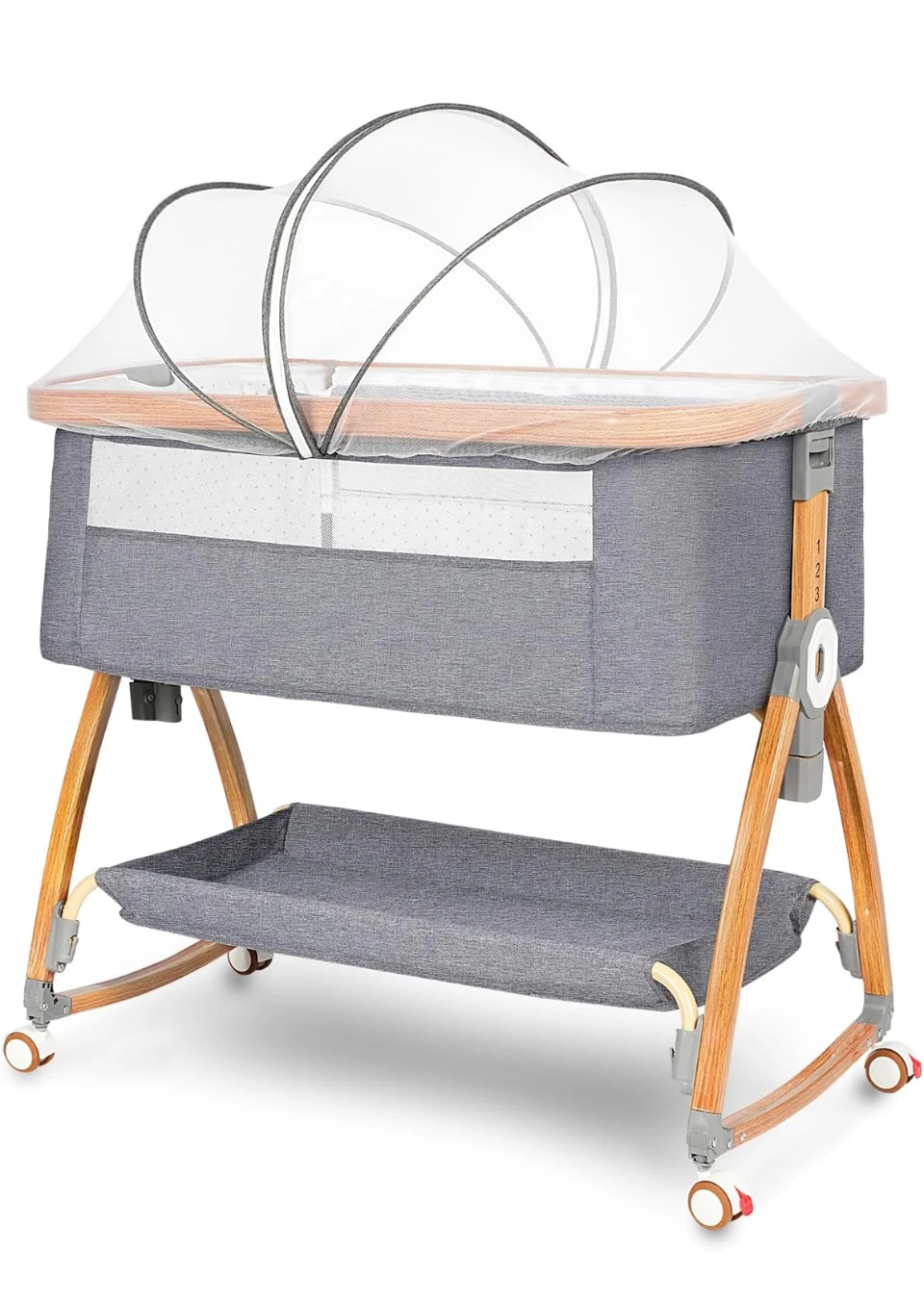 Infant Bassinet with Mosquito Net