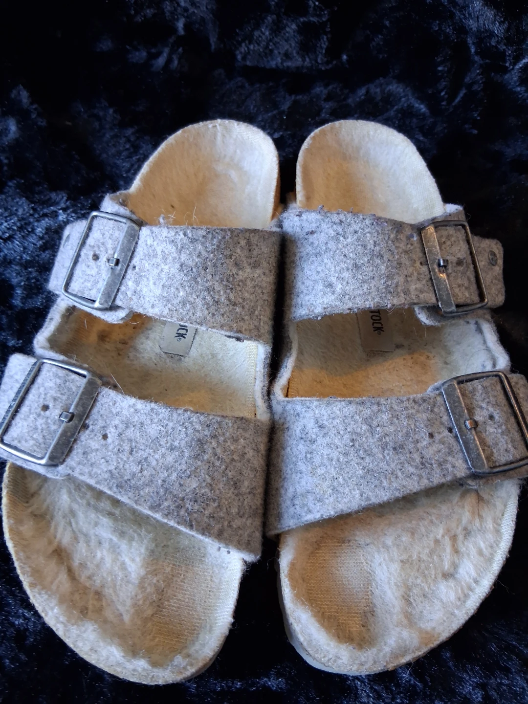 Birkenstock Gray Felt Lined Sandals - photo 2