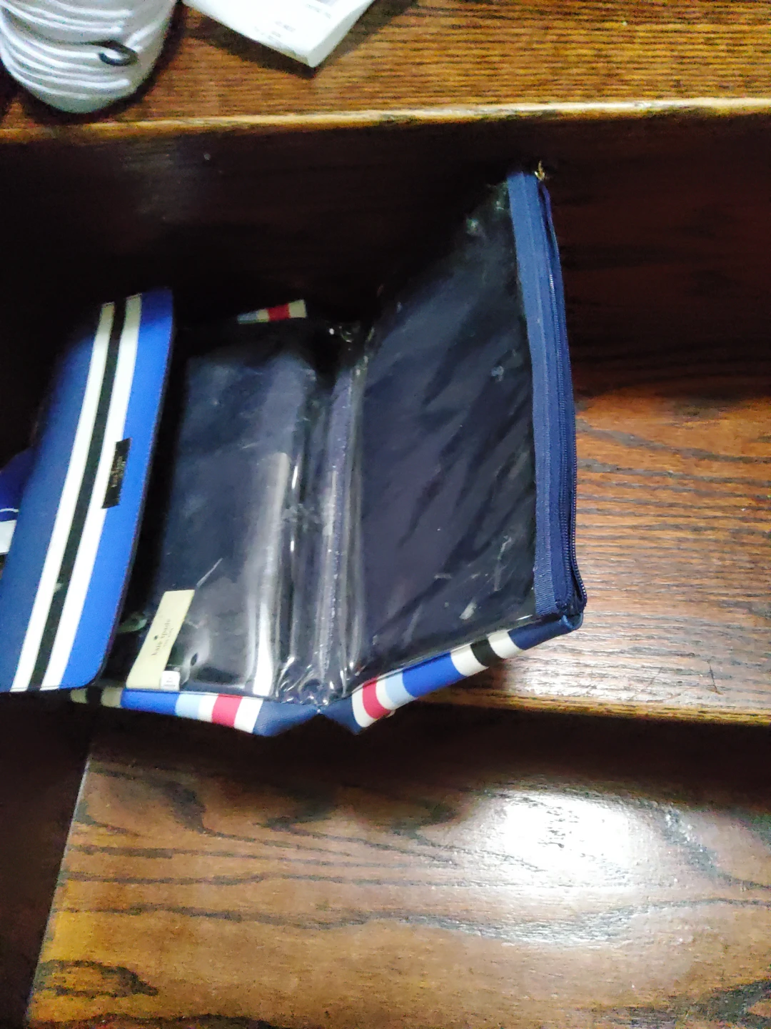 Kate Spade Striped Cosmetic Bag - photo 2