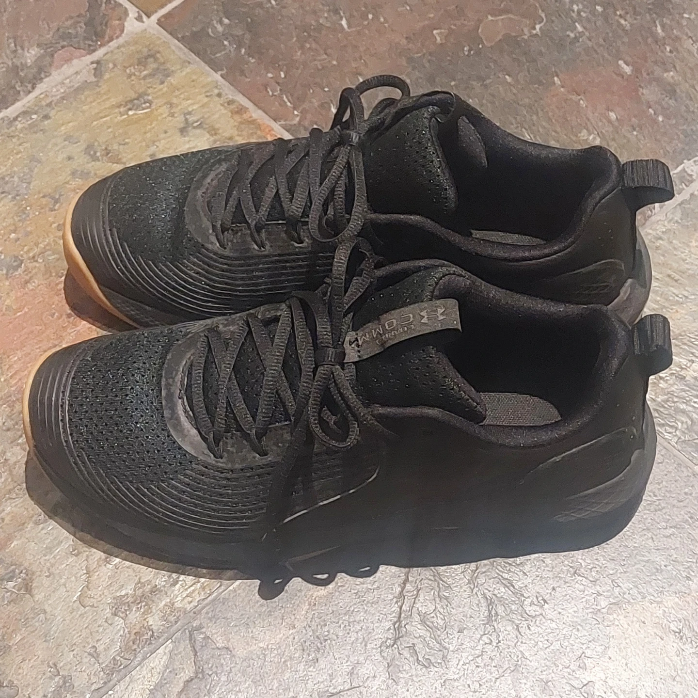 Men's Under Armour Black Training Shoes | 8.5 Size | Like New - photo 3