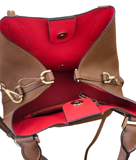Michael Kors Brown Leather Satchel Handbag - photo 3