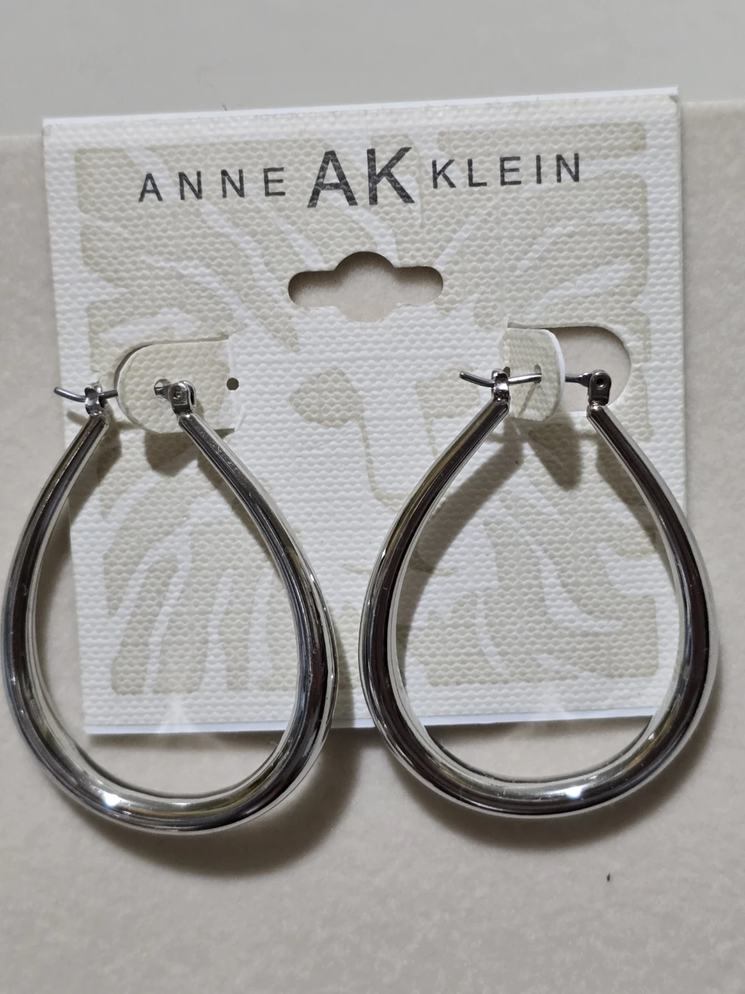 Anne Klein Silver Hoop Earrings