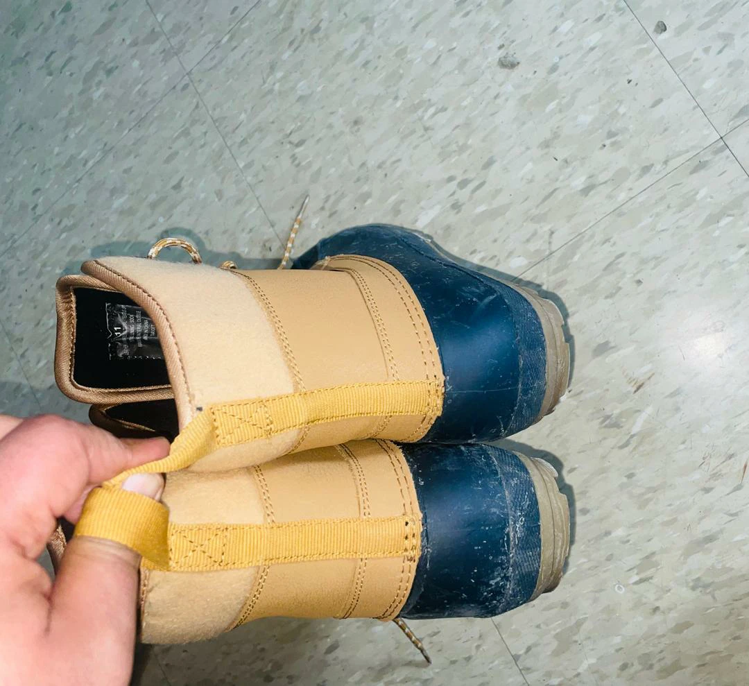Universal Thread Women's Duck Boots Tan/Blue Size 11 - photo 2