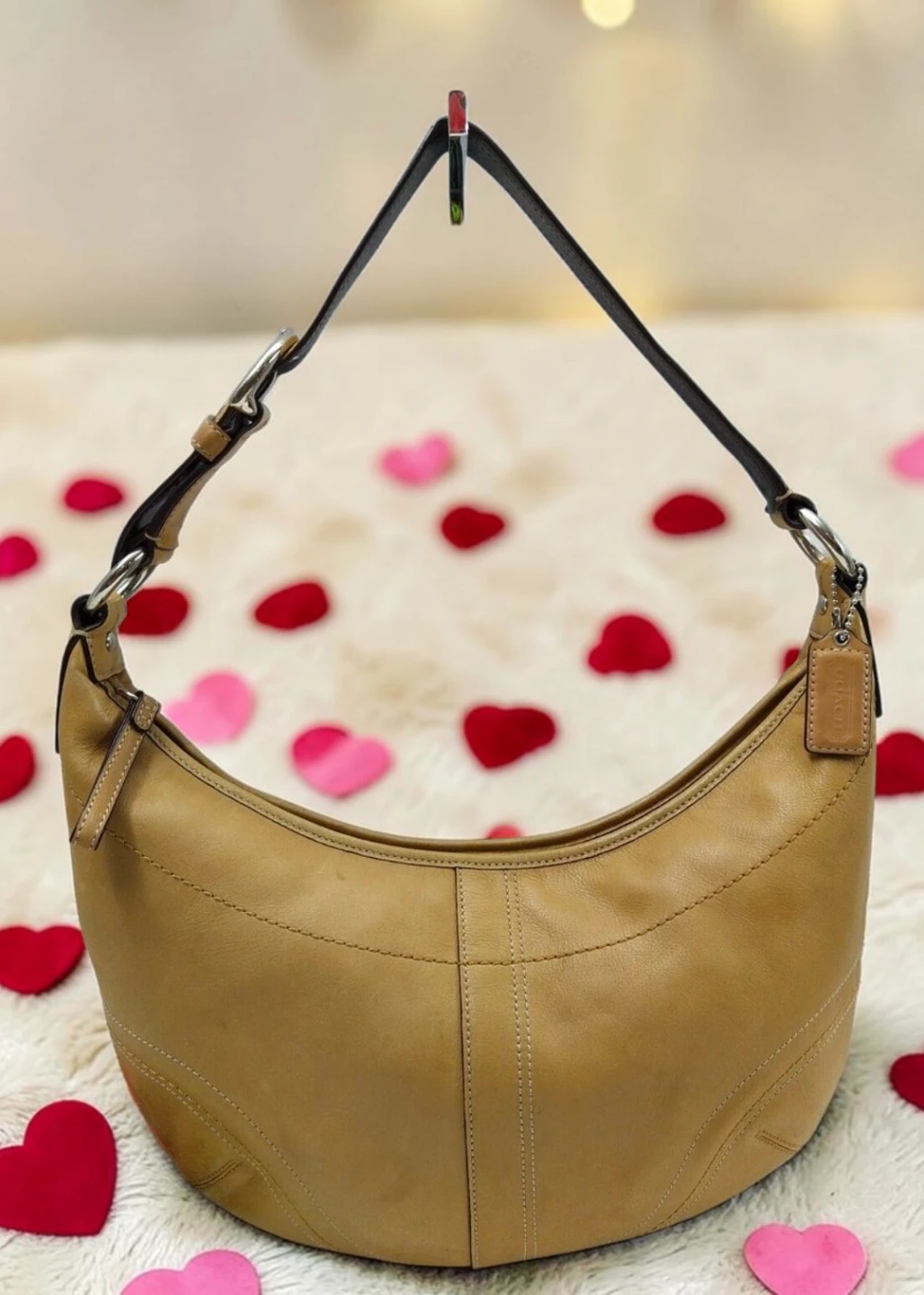 Coach Tan Leather Hobo Bag Ergo N⁰ E C0951- F12298