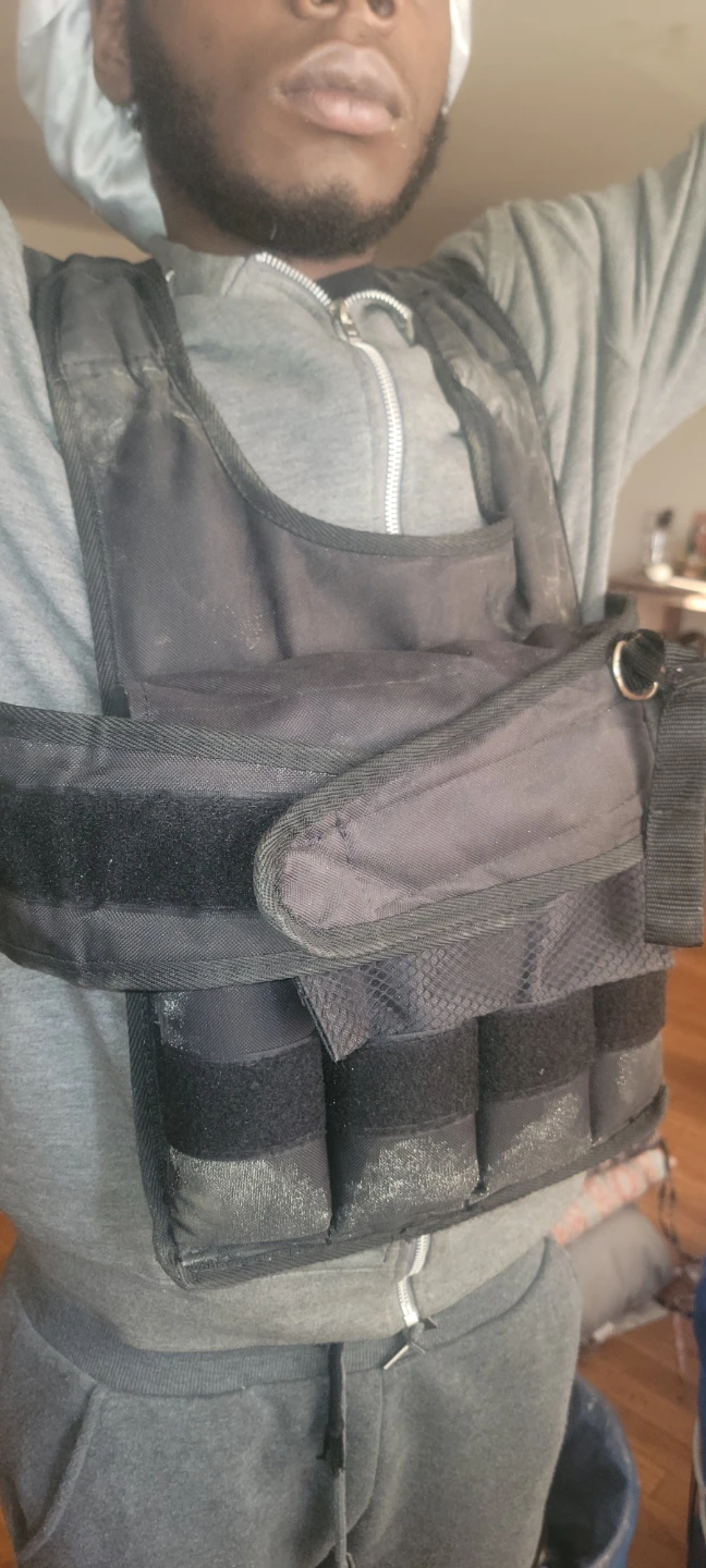Black Weighted Vest