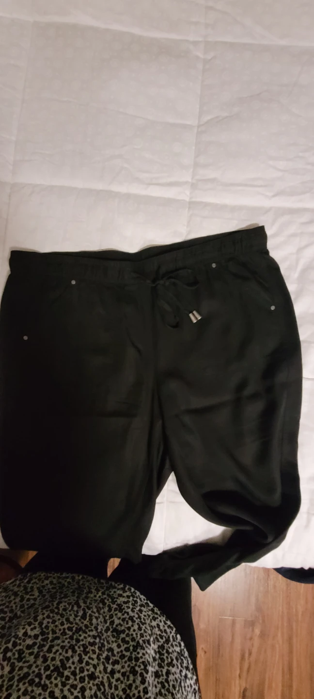 Love & Legend Black Drawstring Pants Size 18 - photo 4