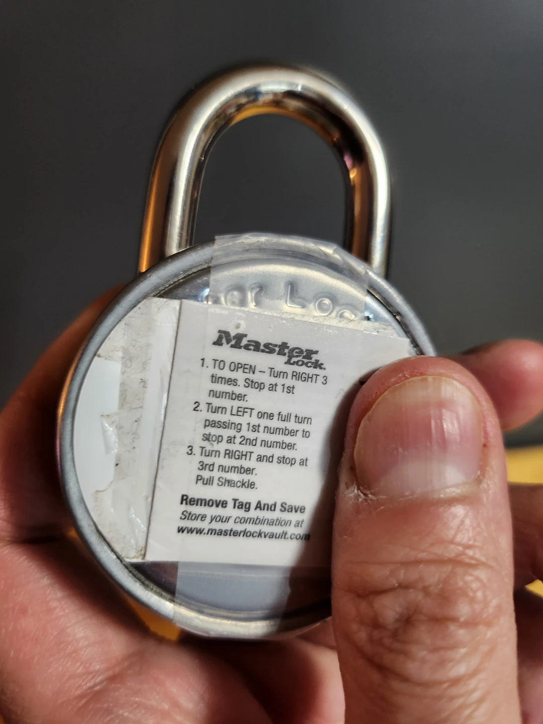 Master Lock Combination Lock - photo 3