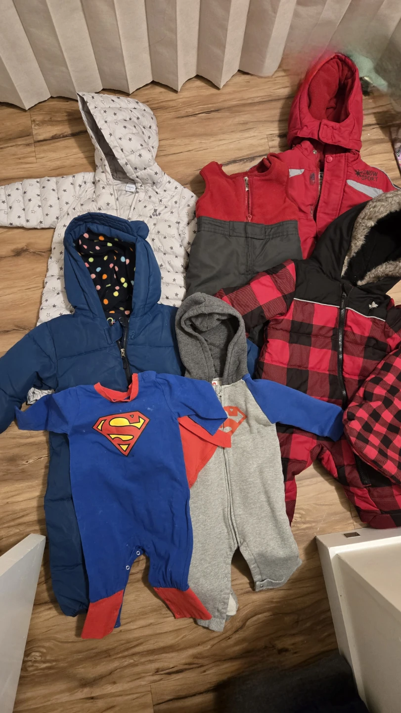 Baby Snowsuit and Onesies Bundle