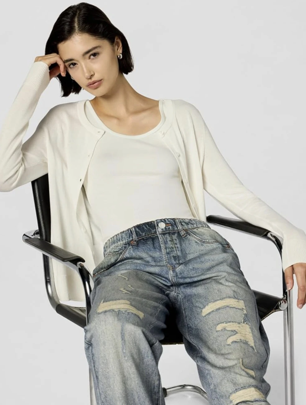 [BLANKNYC] French Terry Distressed Jogger - photo 2