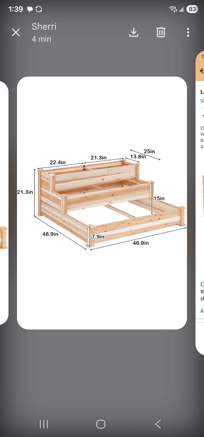 Outsunny Tiered Raised Garden Bed Planter Box - photo 2