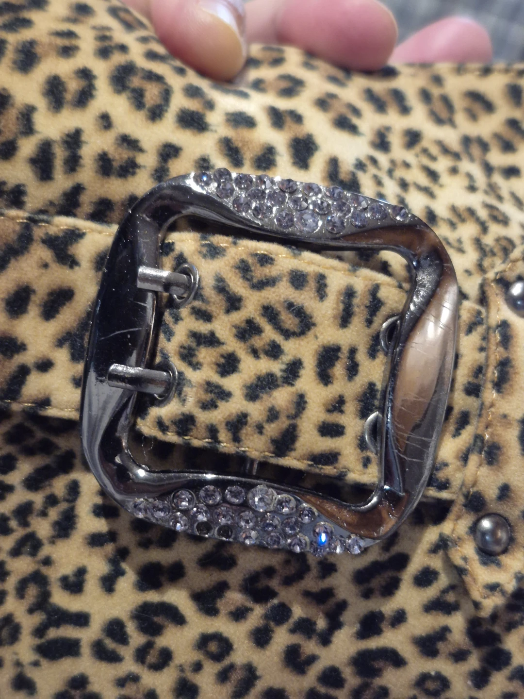 Rina Leopard Print Knee-High Boots - Size 6.5 - photo 2