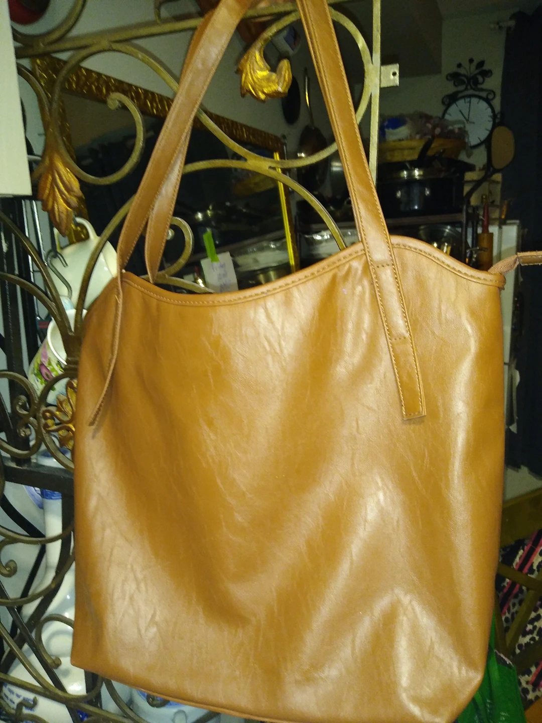 Brand new large women's leather tote - photo 2