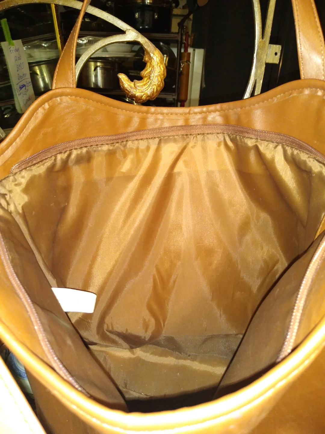Brand new large women's leather tote - photo 3