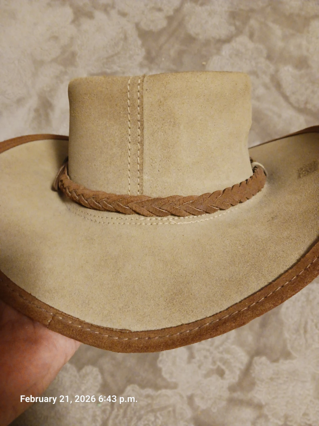 Cutana Suede Cowboy Hat - Size M - photo 3