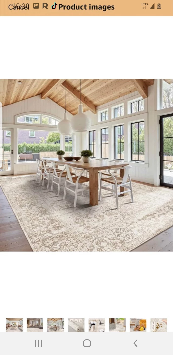 Damask Pattern Area Rug - photo 3