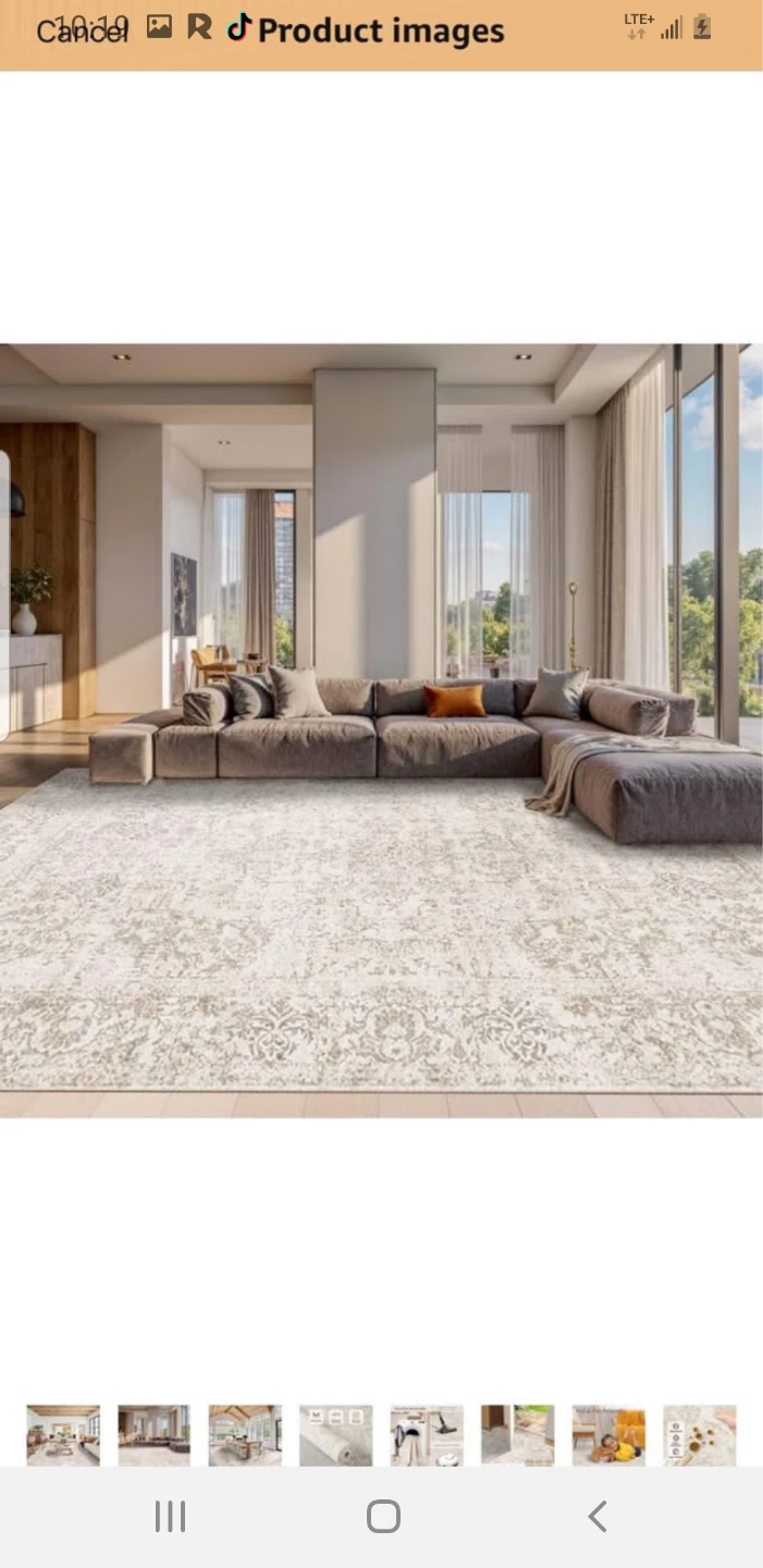 Damask Pattern Area Rug - photo 5