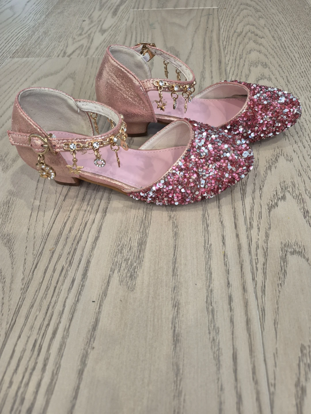 Pink Glitter Sparkle Shoes - Kids Size - photo 2