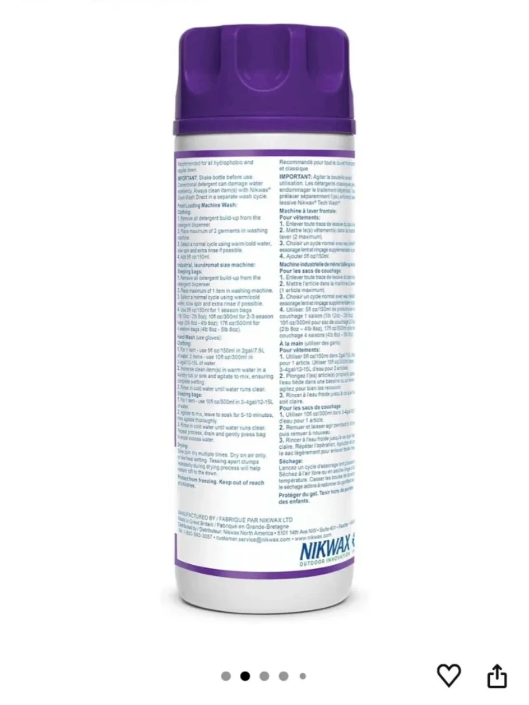 Nikwax Waterproofing Wash In Waterproofer - photo 2