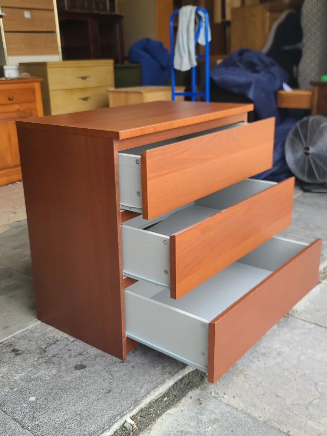 3 DRAWER IKEA MALM DRESSER - photo 2
