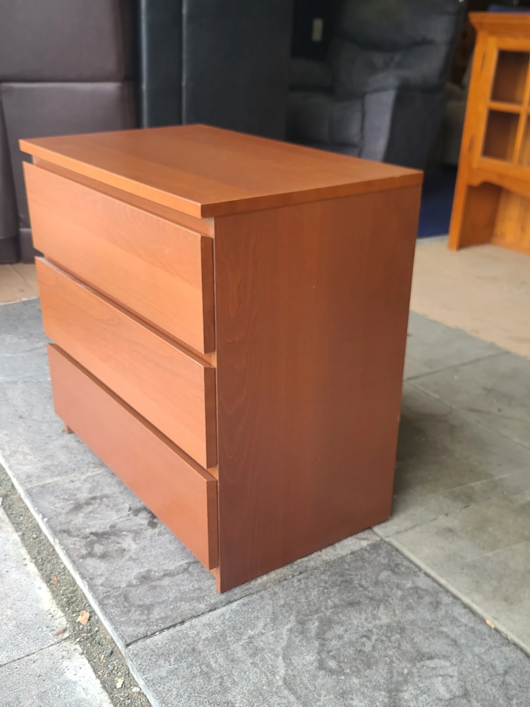 3 DRAWER IKEA MALM DRESSER - photo 3