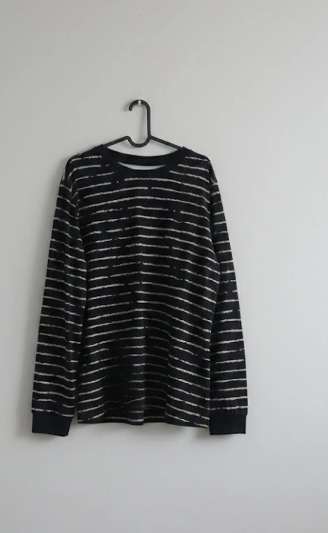 Black Striped Long Sleeve Shirt
