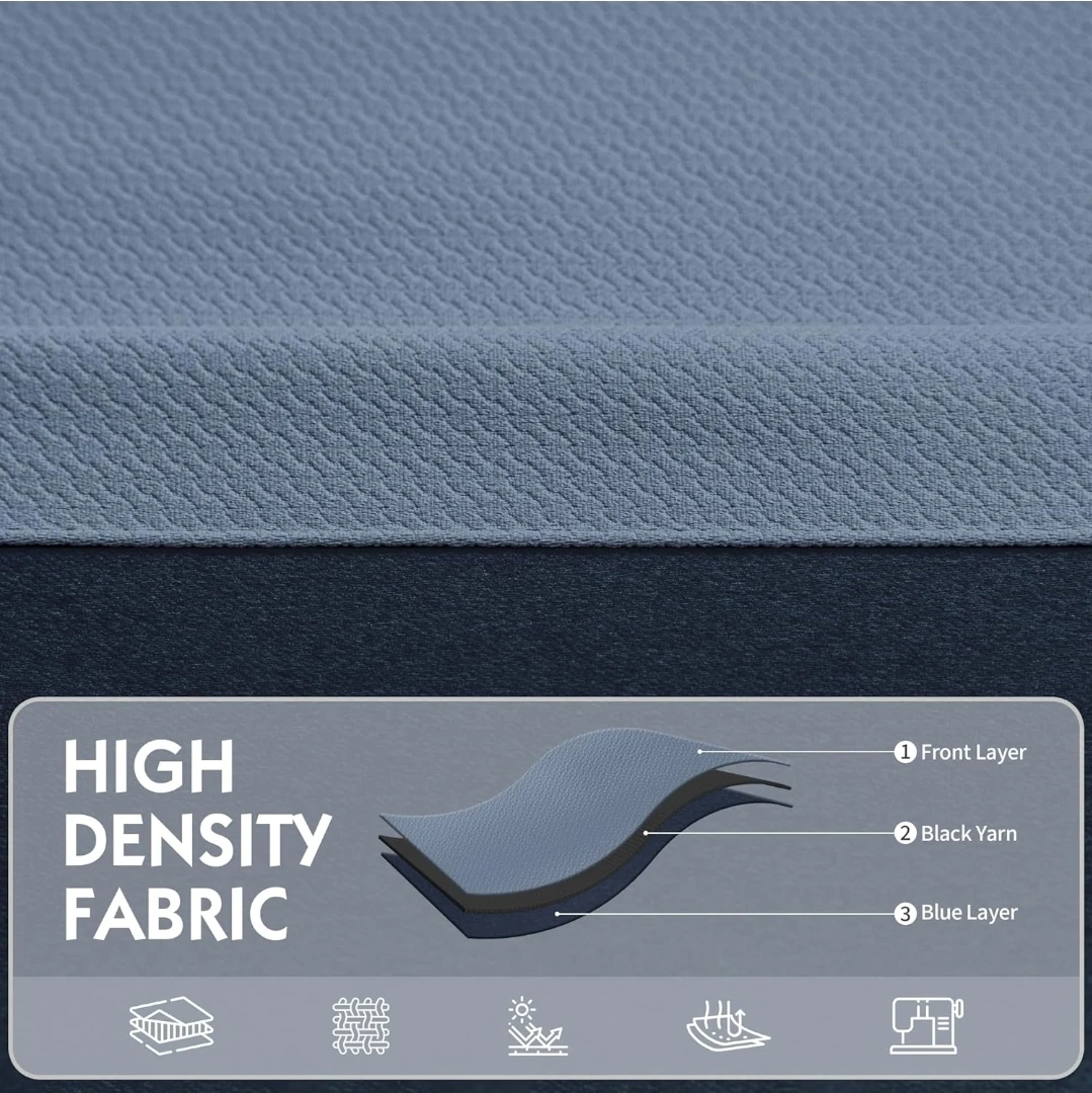 100% Blackout Curtains (2 panels) - Slate Blue - photo 5