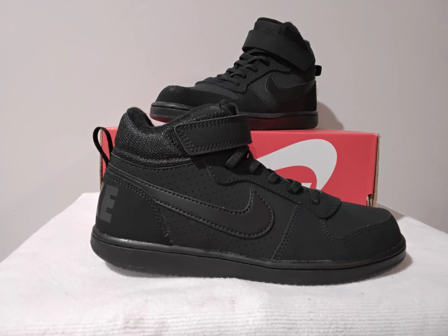 Nike Court Vision Mid Men's Shoes Black - photo 2