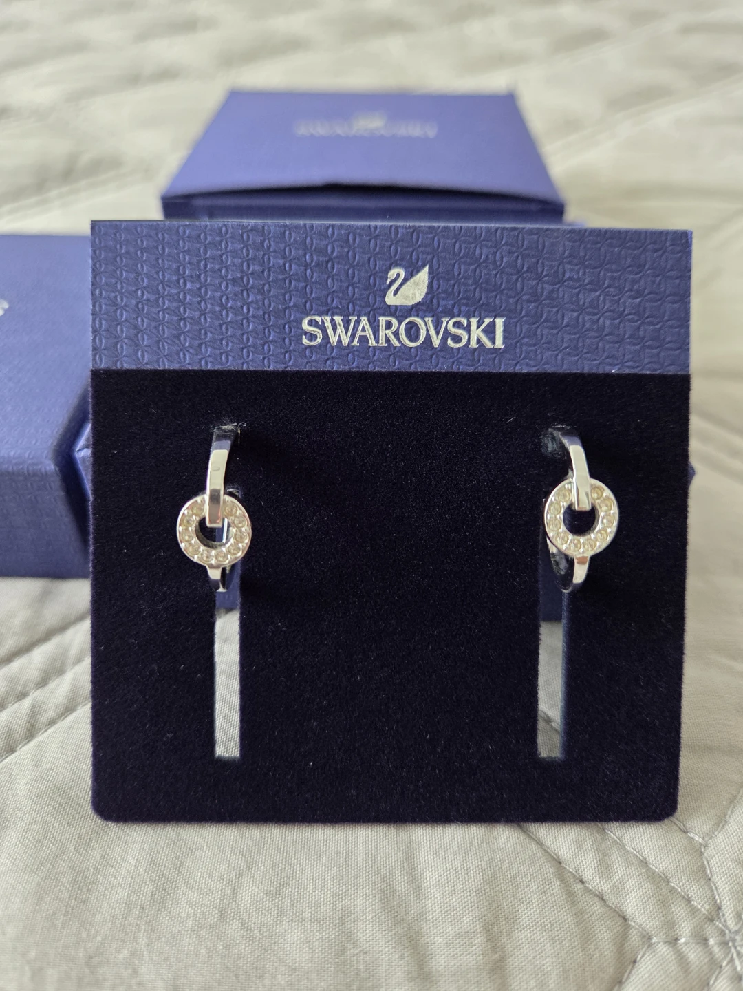Swarovski Circle Earrings
