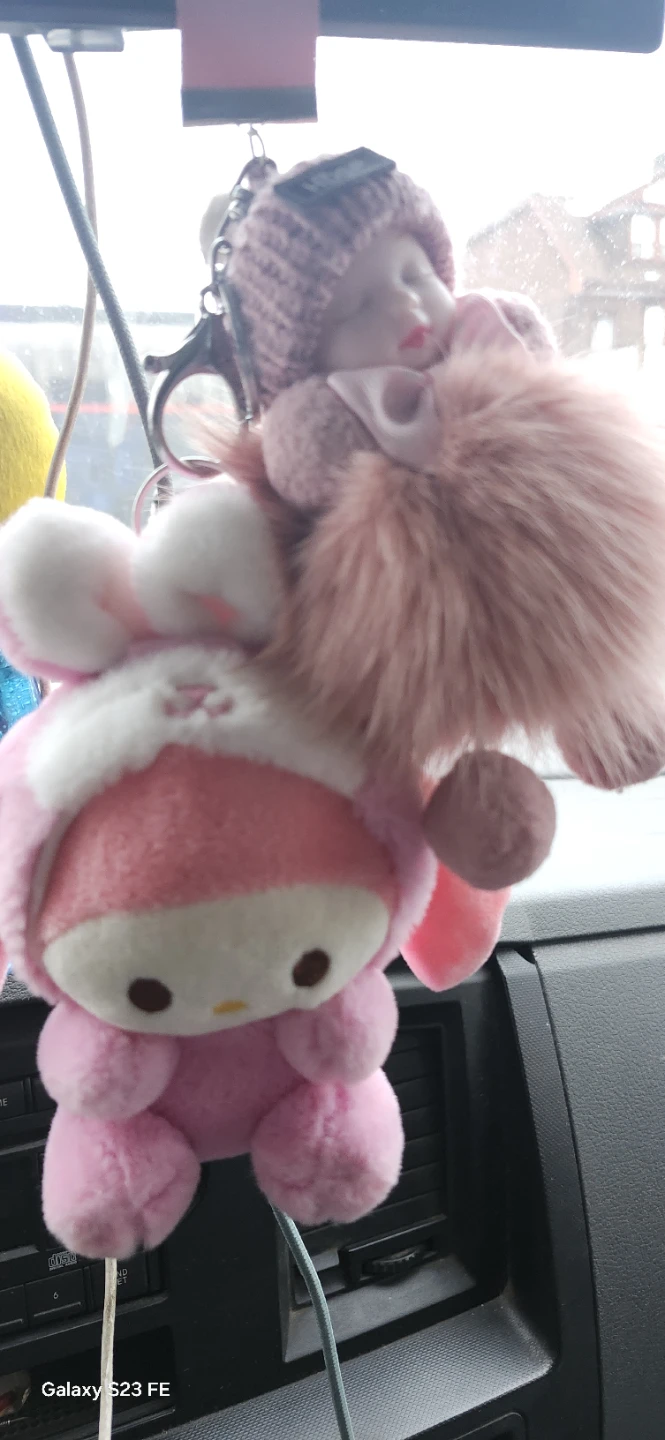Cute Pink Bunny and Baby Doll Keychain Charms. Each $5 - photo 5