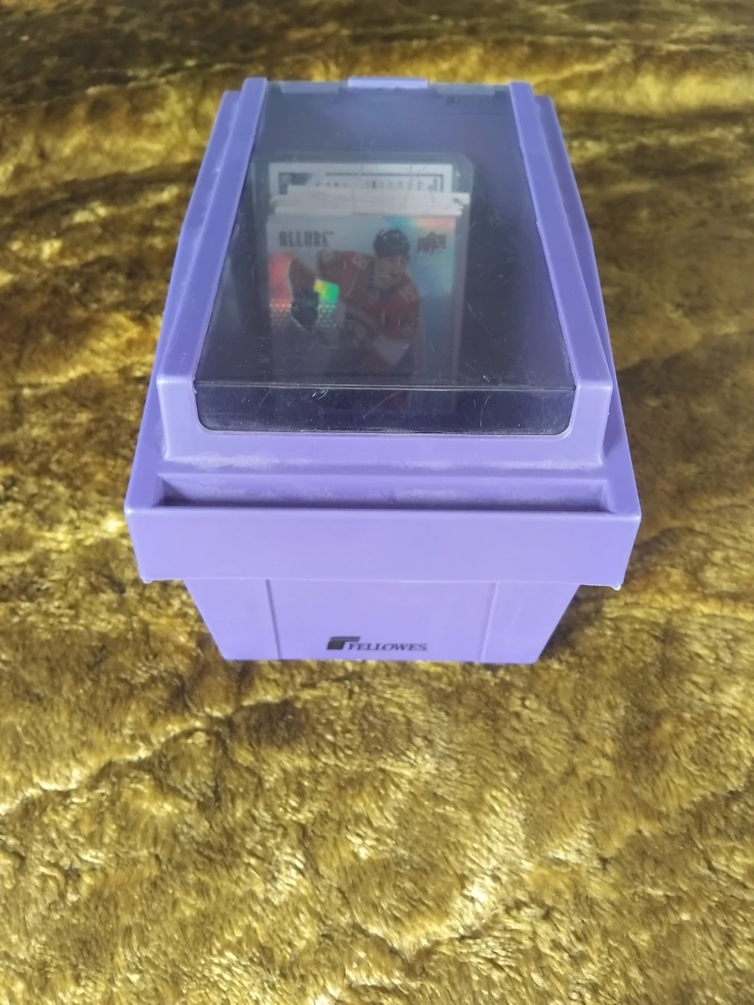 Fellowes Purple Card Storage Box