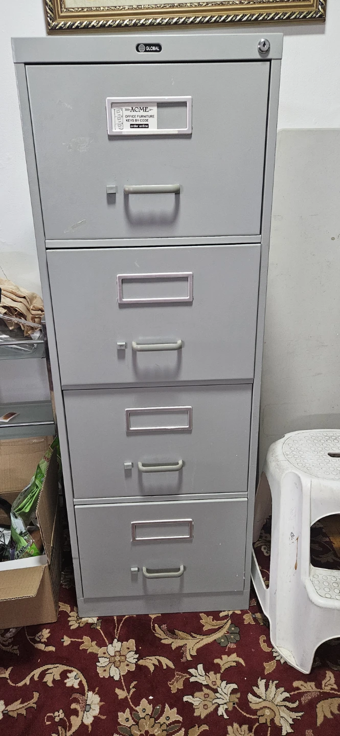 Global 4-Drawer Filing Cabinet