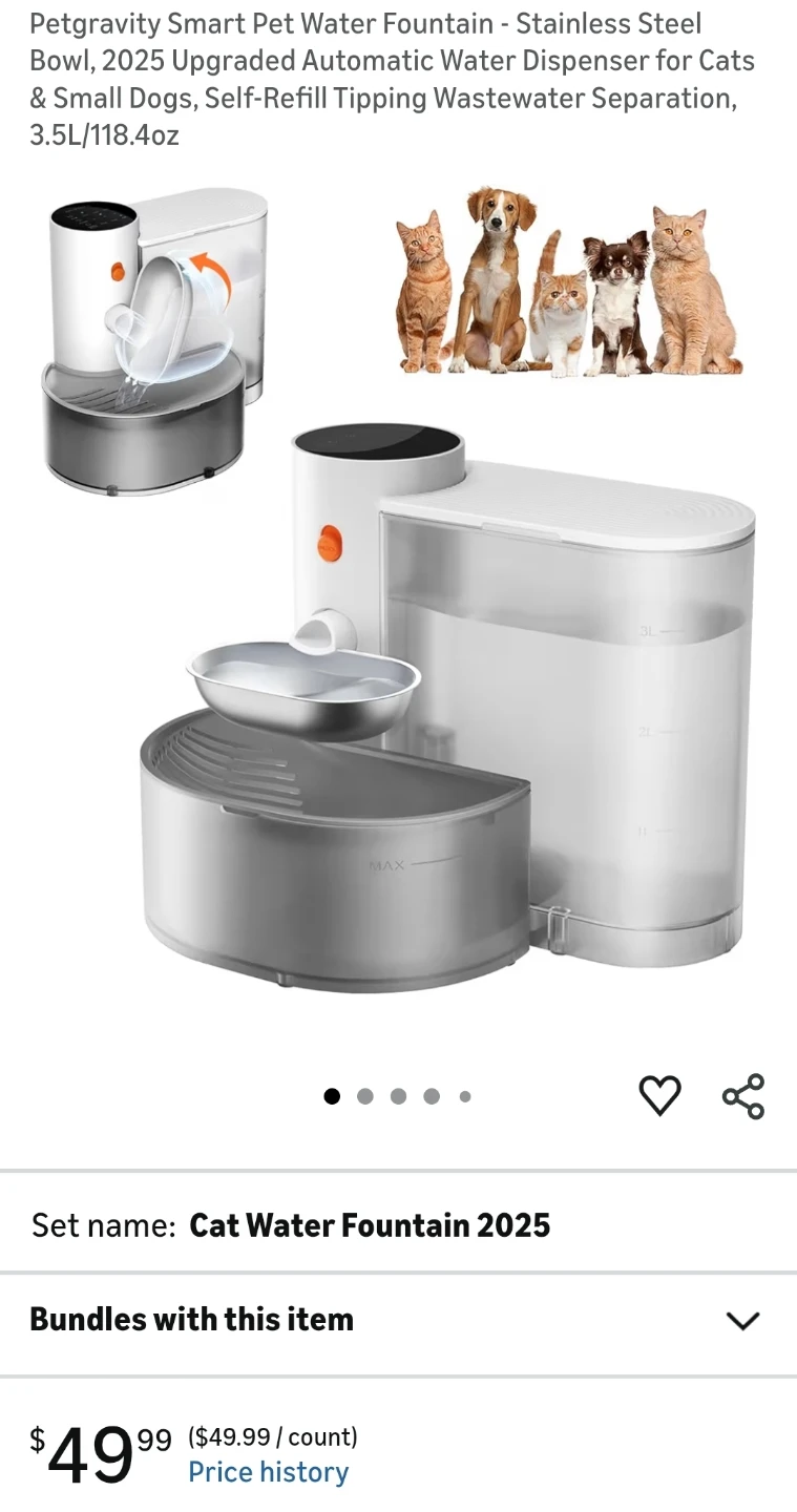 Smart Pet Water Fountain