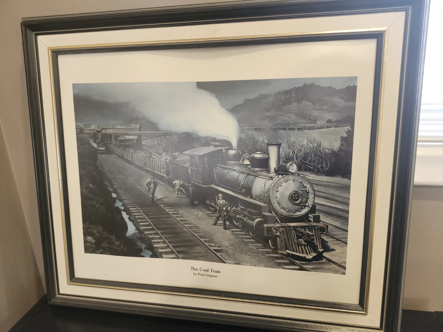 The Coal Train Art Print by Paul Grignon