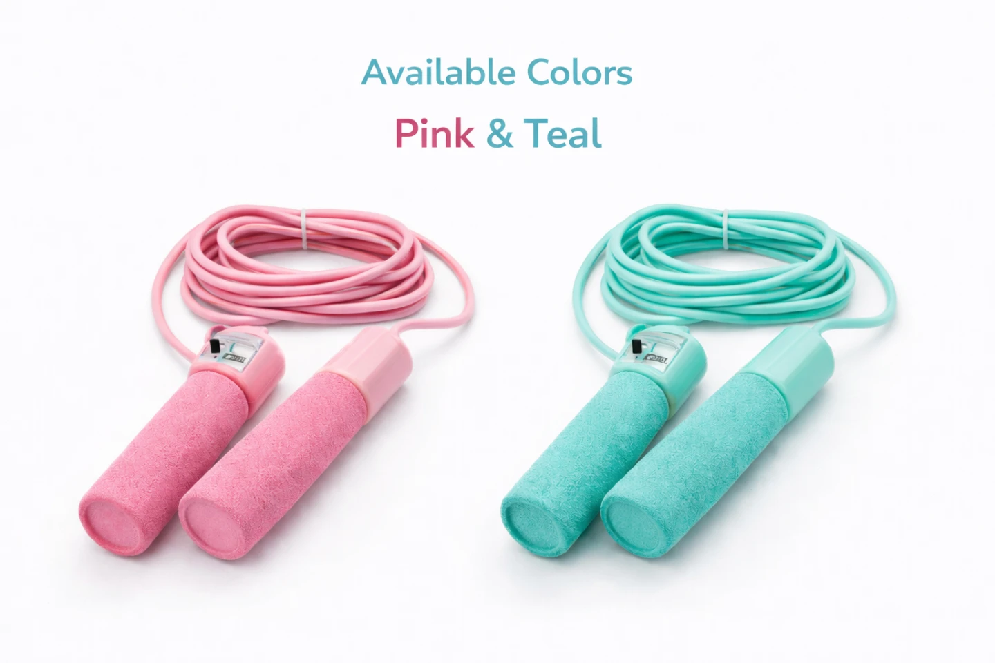 Jump Rope with Soft Foam Handles and Built-In Counter - photo 4