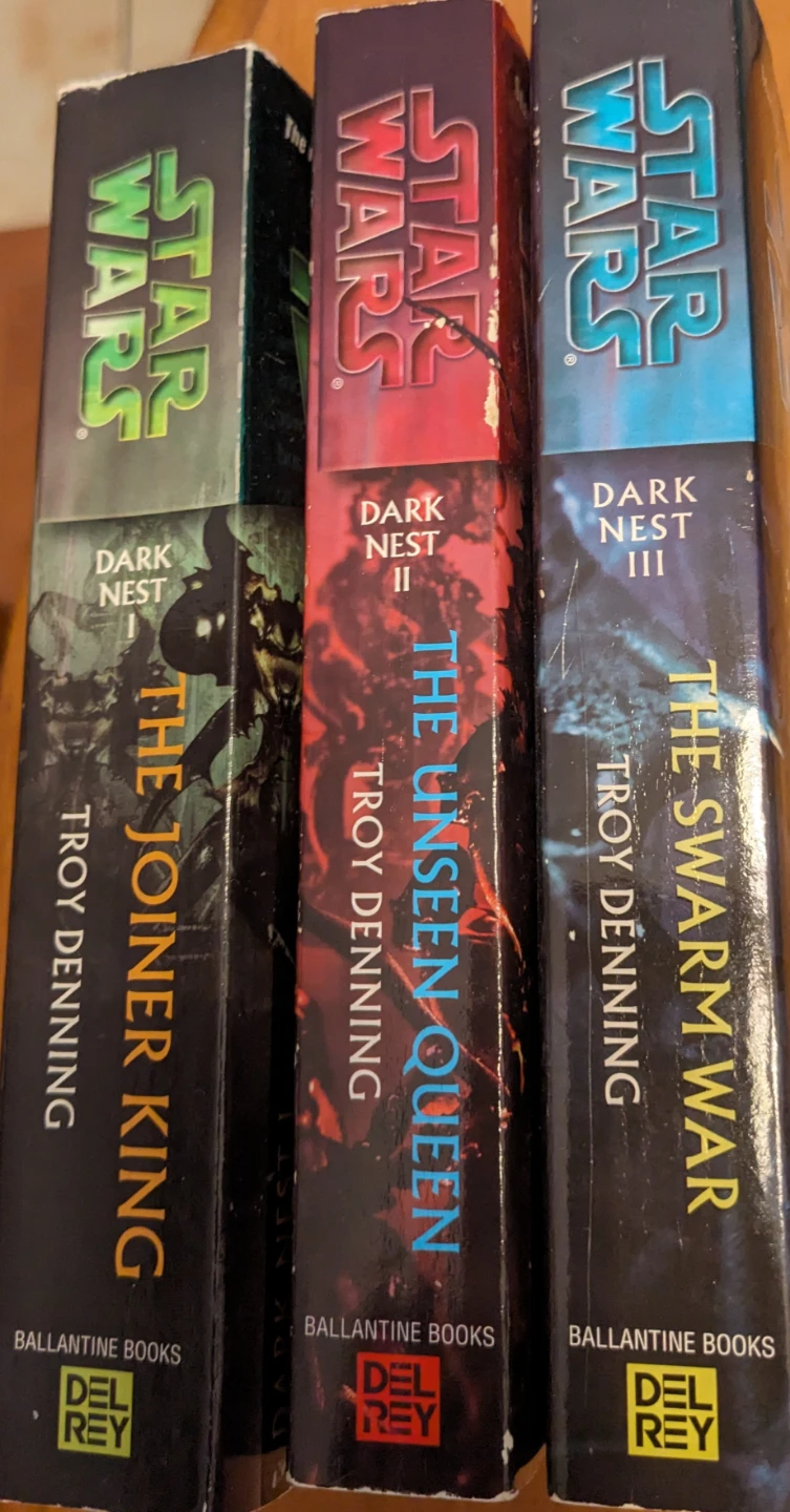 Star Wars Dark Nest Trilogy Books by Troy Denning