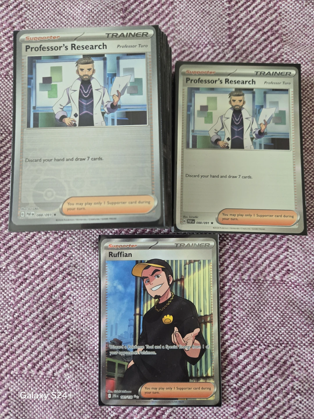 Professor's Research Pokemon Trading Card