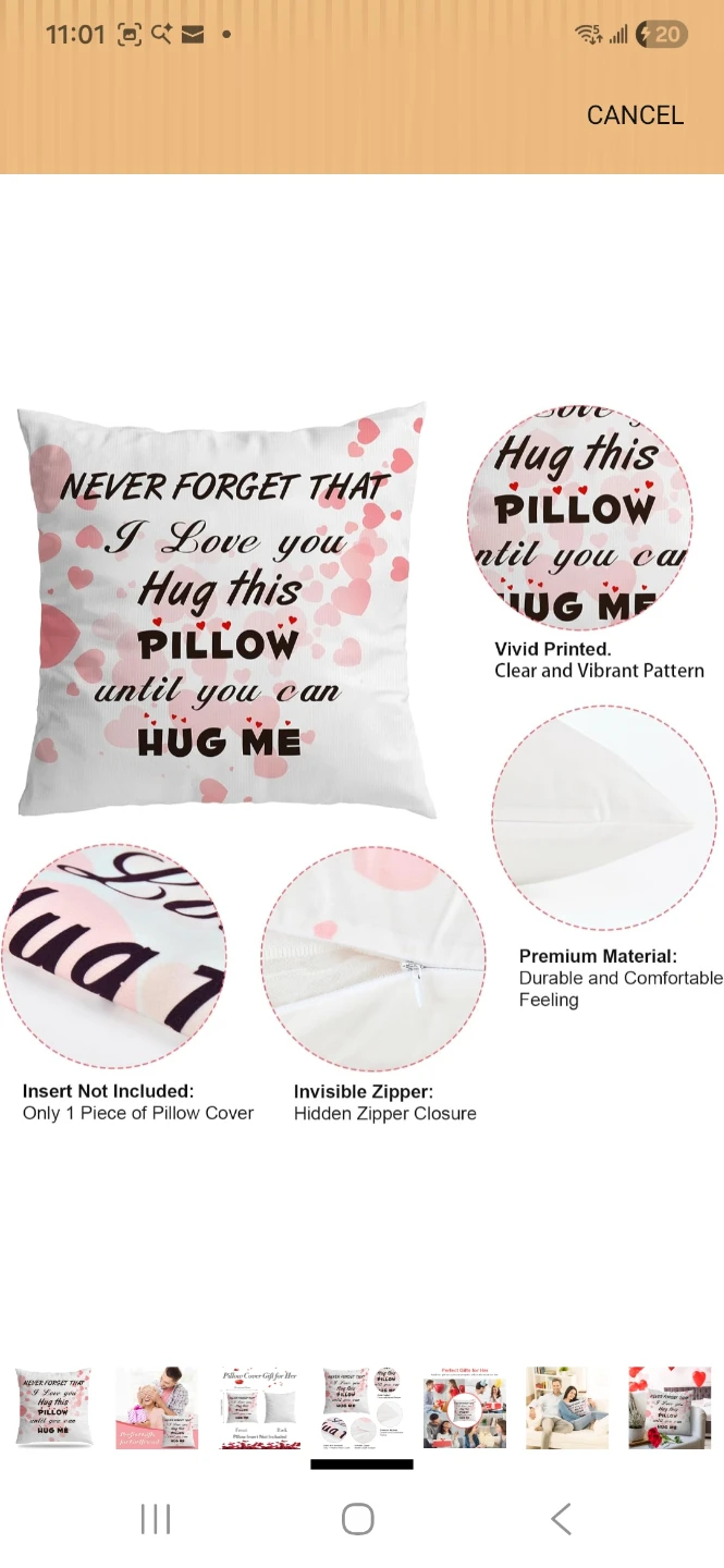 Decorative Pillow Cover - valentine's gift - photo 4